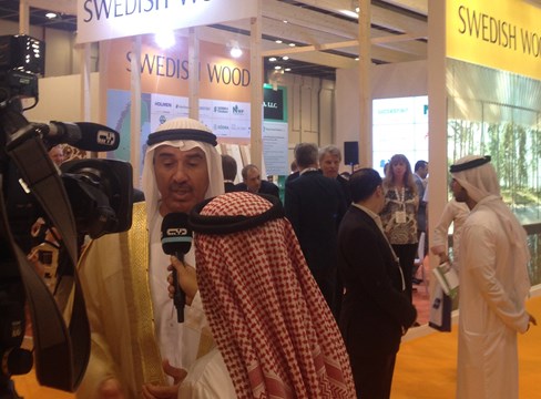 Excellent intresse för svenskt trä i Mellanöstern