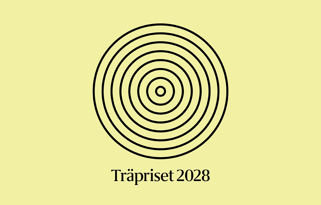Banner för Träpriset 2028.